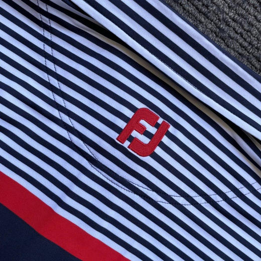 原单正品FJ 高尔夫短袖体恤，快干透气。
尺码 M L XL
M 胸围105  L 胸围110   XL 胸围115 商品图7