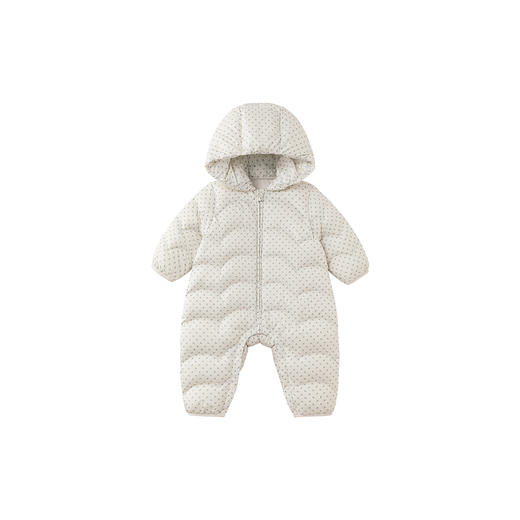 【商场同款】英氏儿童羽绒连体衣秋冬保暖女童衣服抗菌连帽羽绒服超韧绒 商品图4