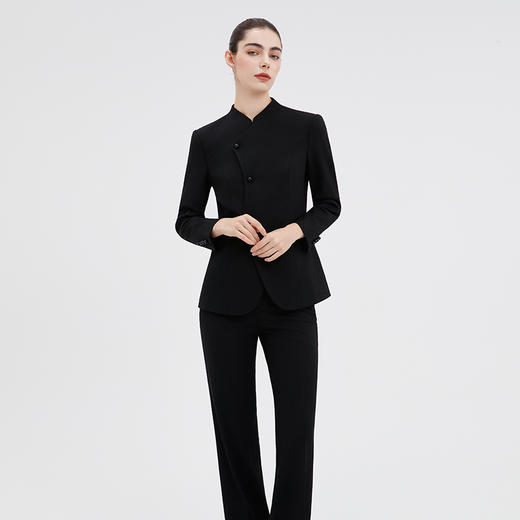 IWY/高级感新中式总裁西装套装女气质干练商务接待职业装工作服CP15115 商品图4