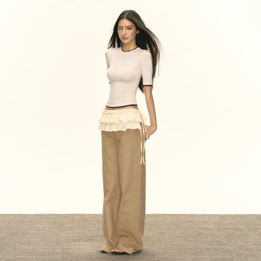 Ariseism 美式复古设计感裙帘短款屁帘围裙帘摆裙搭配装饰 商品图4