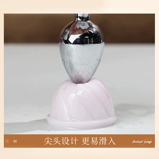 谜姬 SM钻石金属肛塞女用后庭情趣调情 商品图1