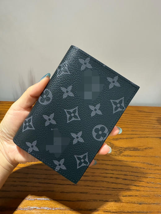 全钢钱夹系列 简介对折 卡包/护照夹 黑色/咖色 商品图1