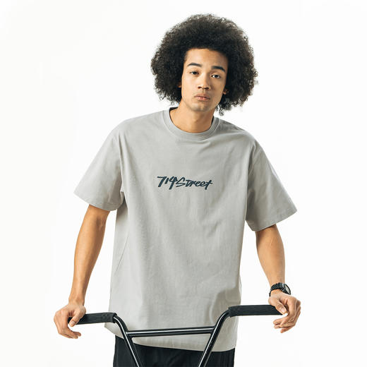 714street索罗娜夜光印花速干短袖T恤男宽松半袖情侣装凉感防晒衣 商品图2