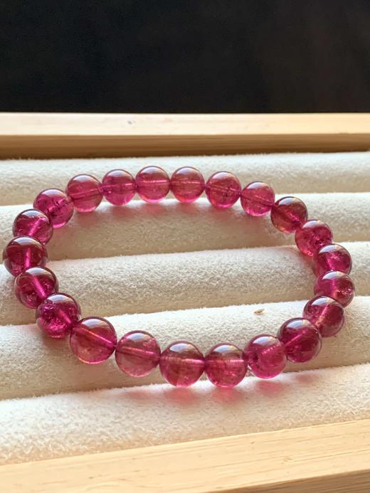 8.5mm单圈红碧玺手串 商品图8