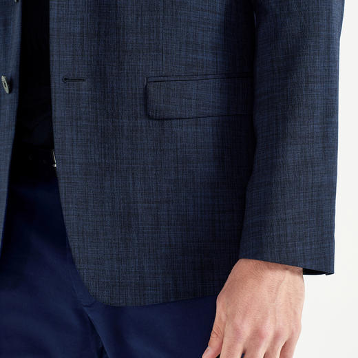 【特价】柒牌男装西服男春季新款休闲商务西服微弹抗皱时尚单西男	118C70010 商品图3