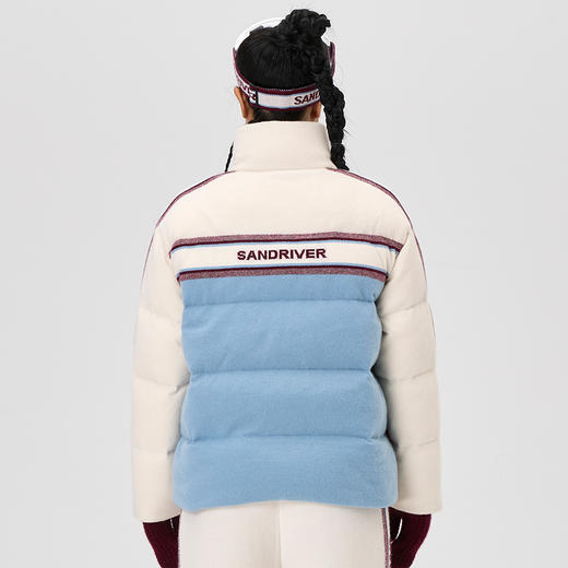 羊绒提花鹅绒羽绒服  SJF97W293N 商品图11