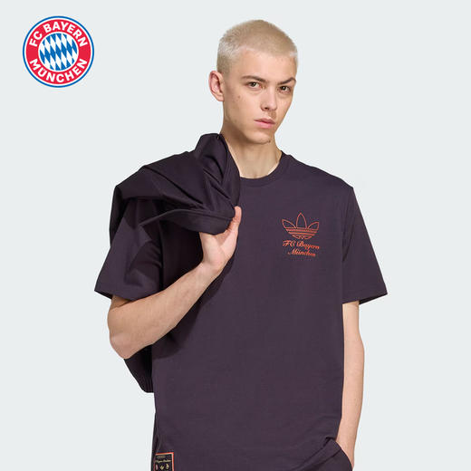 【官网同款】拜仁足球俱乐部丨ICONS休闲文化短袖夏季新款棉质T恤 商品图2