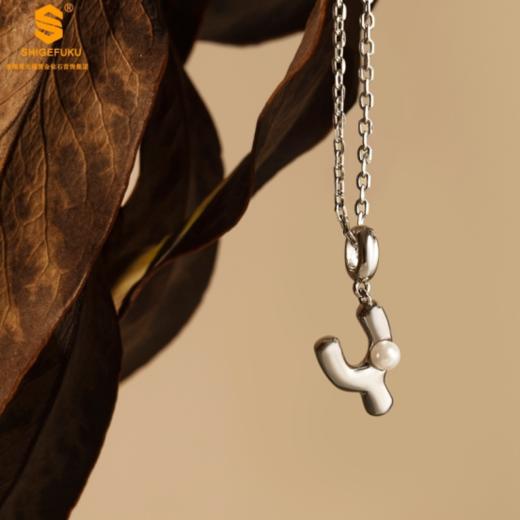 🔥七夕礼【印记于心K铂金字母吊坠项链高定礼盒】🙅来咯❗️这条真的太口碑了而且太值了🌿拯救你们沉闷的搭配❗️ 珍珠项链❗️稀有品外面买不到 商品图0