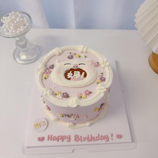 多款式~妈宝喵/猫卡通手绘蛋糕-低糖处理无添加 商品图7