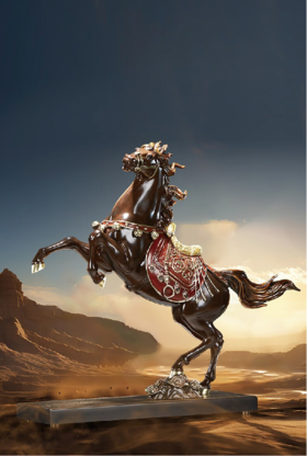 朱炳仁铜神骏飞天