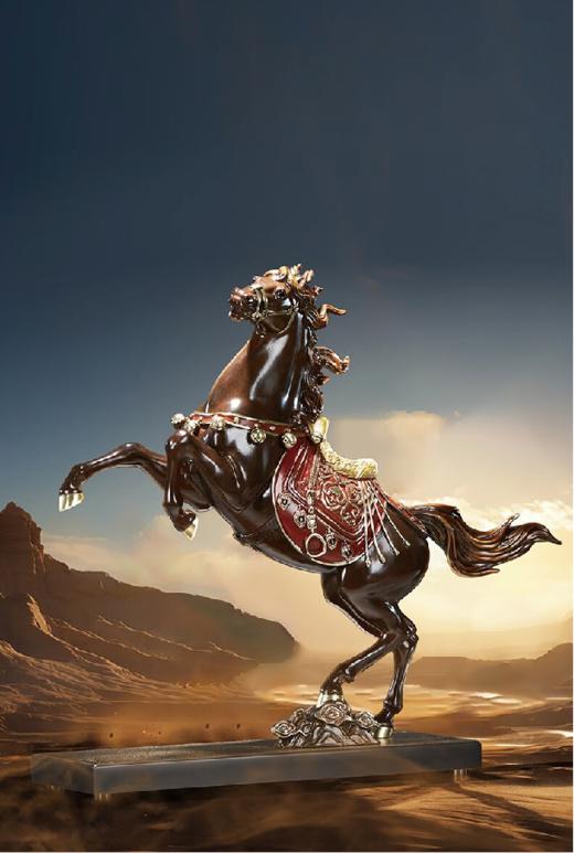 朱炳仁铜神骏飞天 商品图0