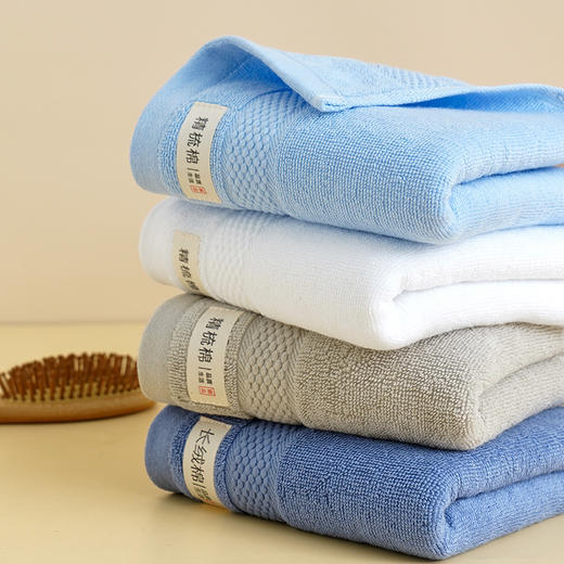 【新疆长绒棉！超强吸水】毛巾新疆精梳纯棉洗脸洗澡家用成人男女士全棉柔软强吸水面巾。ra 商品图5