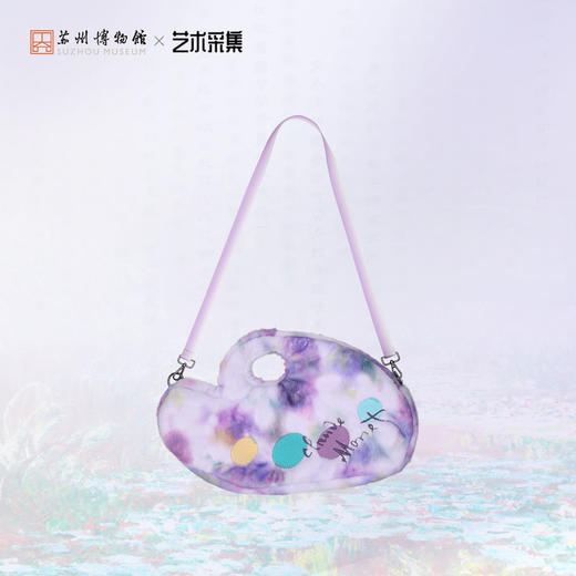 苏州博物馆 莫奈印象毛绒手拎包 商品图1