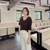 （康宝莱纱线）火桐hooton “云朵开衫”真丝羊绒V领开衫KFW2255L 商品缩略图6