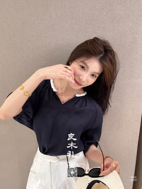 休闲——苎麻圆领小衫