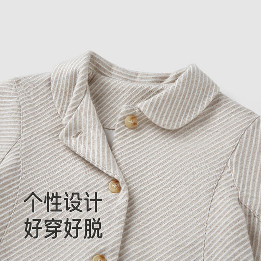 【高定系列】英氏儿童大衣棉秋冬保暖防风短外套女童新款 商品图3