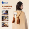【实付满199送钥匙扣】【史宾格J犬带帽披肩毯】办公室工位披肩毛毯被子创意午睡毯居家空调毯子 商品缩略图4