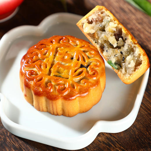 【月饼广式散装多口味】莲蓉豆沙蛋黄黑芝麻五仁糕点 中秋节传统送礼 商品图12