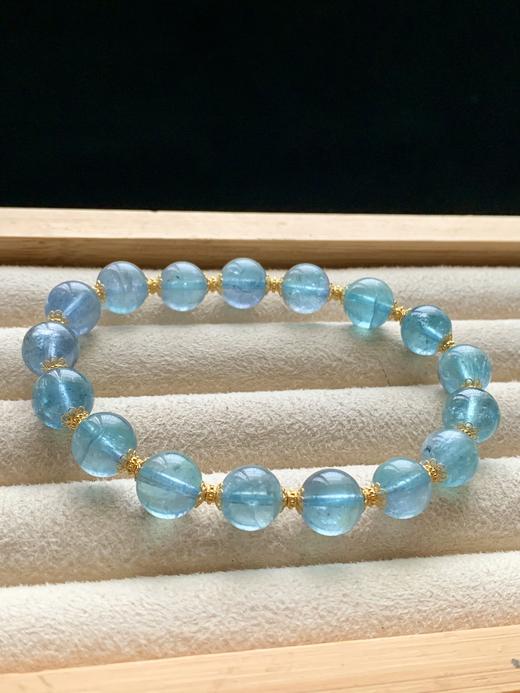 9mm单圈蓝碧玺手串 商品图4