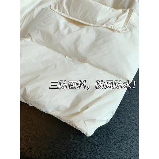 柜上1K! 白鸭绒马甲!立领柔软蓬松百搭女羽绒马甲25早秋款 商品图3