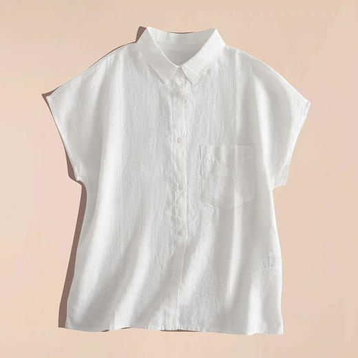GYH 7361短袖衬衫休闲翻领上衣开衫衬衣 商品图1