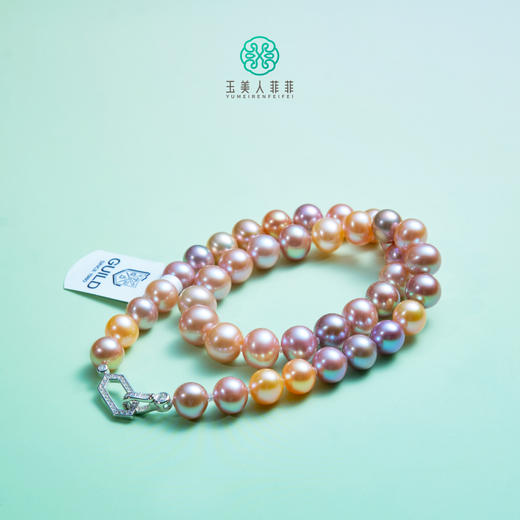 S925珍珠项链-糖果珍珠项链约9-10mm 商品图0