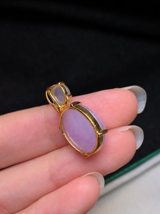 蛋面翡翠吊坠 商品图4