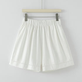 GYH 7352松紧腰高腰A字阔腿短裤显瘦轻薄休闲裤