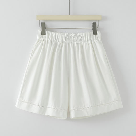 GYH 7352松紧腰高腰A字阔腿短裤显瘦轻薄休闲裤 商品图0