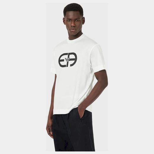 【超惠秒】Emporio Armani 男士经典EA logo莱赛尔纤维薄款舒适短袖T恤 12319 商品图2