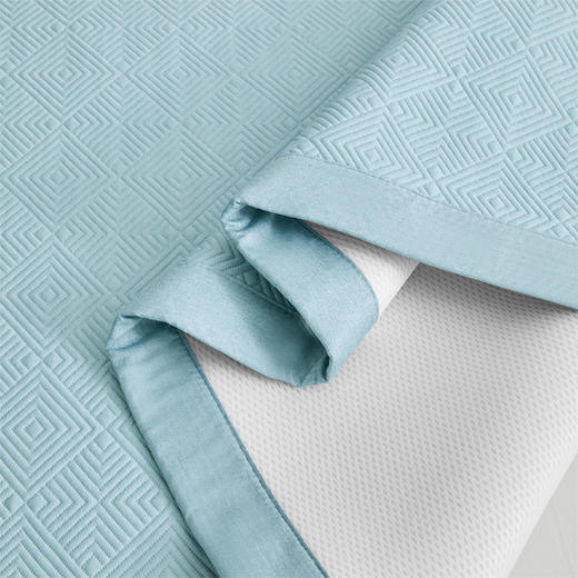 罗莱T 海之梦A类抗菌可水洗冰皮凉感席三件套 蓝色 180×200cm 商品图5