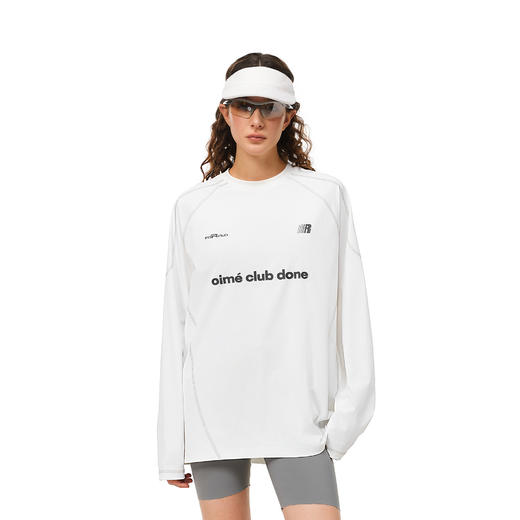 FDR官方店 R字字母拼接长袖速干衣男女户外先锋宽松运动情侣T恤 商品图0