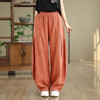 GYH 7359简约高腰松紧灯笼裤复古休闲裤练功裤 商品缩略图1