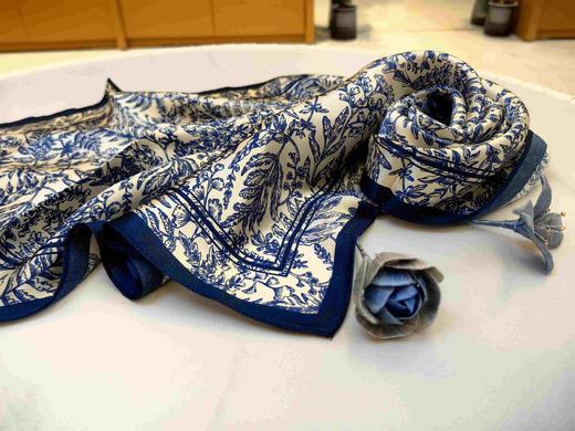 优品堂『迷缀』100%桑70×70方巾 商品图10