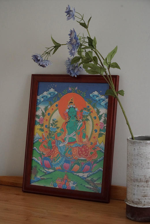 绿度母｜唐卡 商品图4