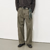 714street立体剪裁弧线打褶直筒长裤2025秋季水洗做旧男士休闲裤 商品缩略图0