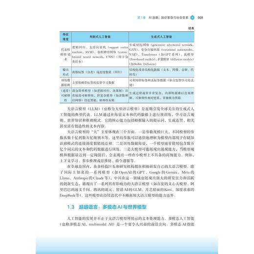 人工智能通识基础（大模型篇）/浙江大学“新一代人工智能通识系列教材”/浙江省一流人工智能“名师名课”通识系列教材/孙凌云/厉向东/陈培/张克俊 编著/浙江大学出版社 商品图2