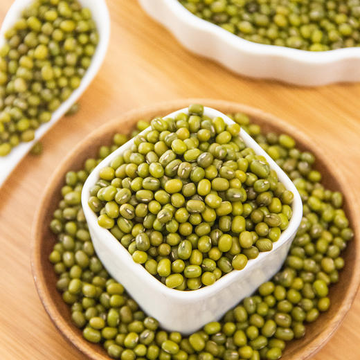 *有机绿豆 当季新豆 发芽豆 易出沙 新鲜绿豆物元农场 商品图2