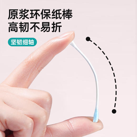 MAYNOS耳勺款粘耳棒200只|双头棉棒粘走污垢，不伤耳鼻 商品图3