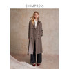 C+IMPRESS/西嘉经典长款智性风衣25新款复古双排扣翻领廓形外套女FY2503057 商品缩略图1