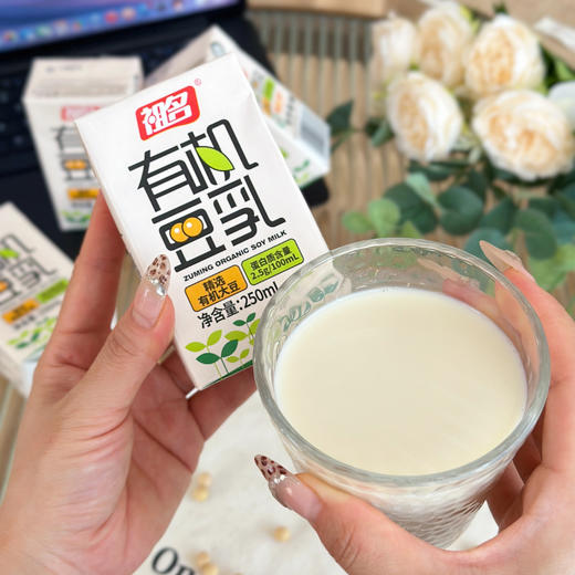 “30年老品牌” 祖名 有机豆乳/低糖有机豆乳 豆香浓郁 口感顺滑 250ml*10盒/箱 商品图6
