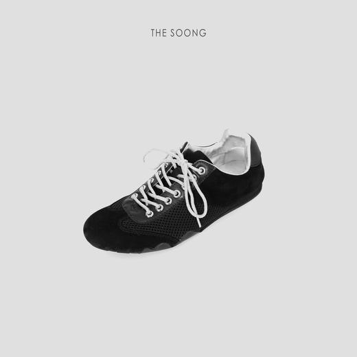 THESOONG|"速干登山鞋"经典牛皮速干网面软底系带德训鞋HWXZ7777 商品图0