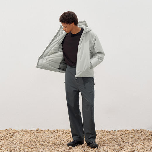 714street 3M新雪丽暖绒夹克男2025秋冬轻量高蓬棉服三防连帽外套 商品图2