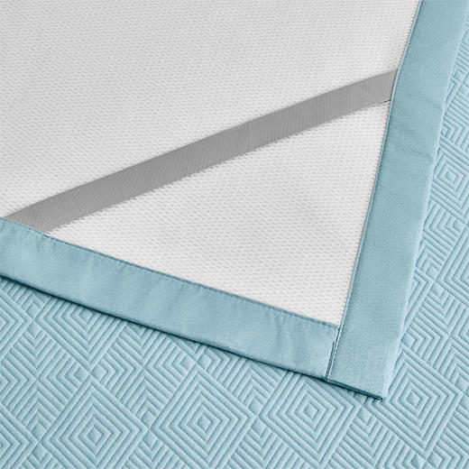 罗莱T 海之梦A类抗菌可水洗冰皮凉感席三件套 蓝色 180×200cm 商品图4