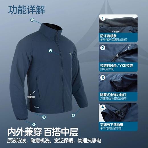 单导动态C80对流层立领夹克立领收口袖棉衣棉服休闲防风户外运动 商品图4