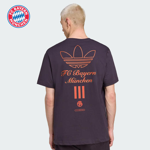 【官网同款】拜仁足球俱乐部丨ICONS休闲文化短袖夏季新款棉质T恤 商品图3