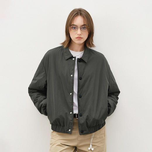 714street廓形翻领衬衫外套男2025秋冬boxy版型棉服cleanfit夹克 商品图0