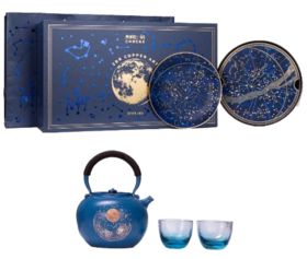 朱炳仁铜寰宇天下茶礼套装