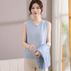W018-9058-100-168中年妈妈春秋装毛衣洋气两件套打底上衣2025新款中老年针织衫女装 商品缩略图3