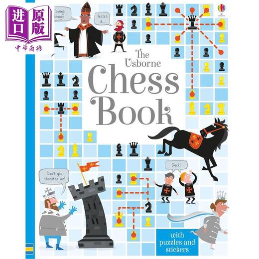 【中商原版】尤斯伯恩 国际象棋书 Usborne Chess Book 英文原版 儿童科普绘本 百科知识图画书 儿童运动游戏 进口童书 7岁+ 商品图0